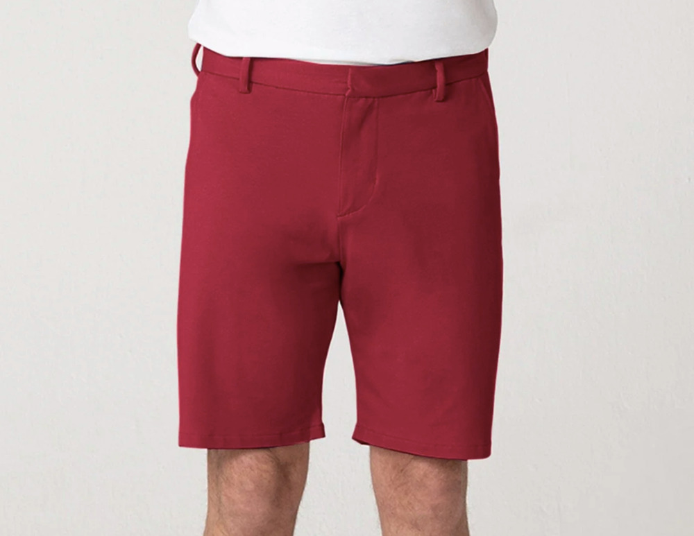 Swet Tailor The Everyday Chino Short Red Wine Color Men's 31
